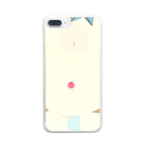 VRChatの猫井ちゃんグッズ Clear Smartphone Case