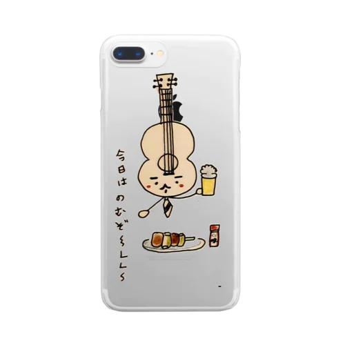 ウクレレ父ちゃん Clear Smartphone Case