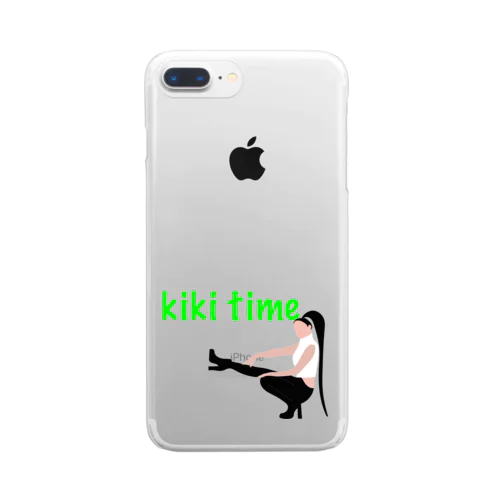 kiki time Clear Smartphone Case