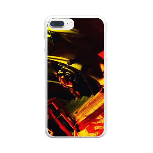 #ruins wearll(red) Clear Smartphone Case