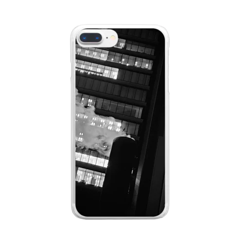 #Alley wearll chimney(monochrome) Clear Smartphone Case