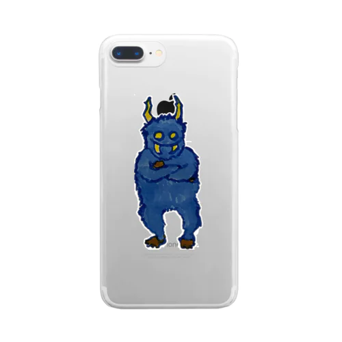 たくましい雪男くん Clear Smartphone Case