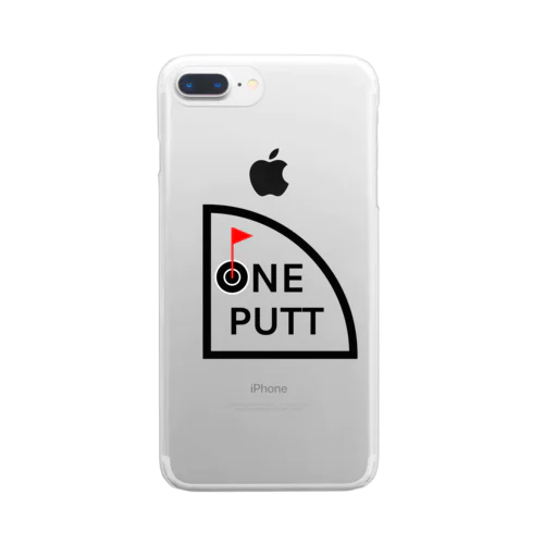 ゴルフoneputt クリアスマホケース