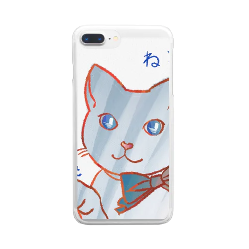 ねこ🎀 Clear Smartphone Case