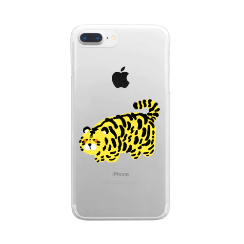 いい夢見ろよ🐯 Clear Smartphone Case