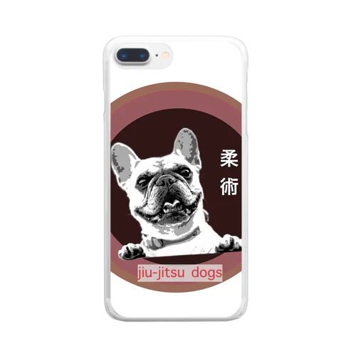 柔術 Dogss Clear Smartphone Case