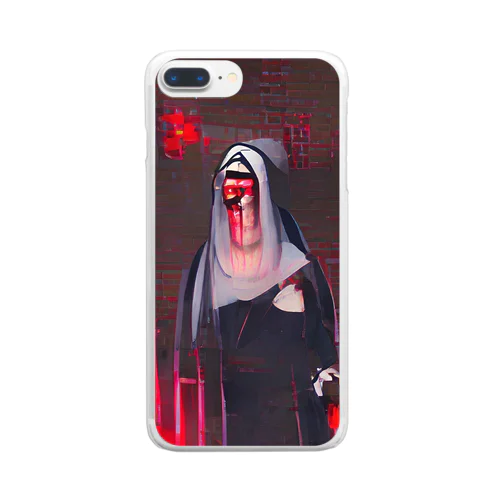 Evil nun Clear Smartphone Case