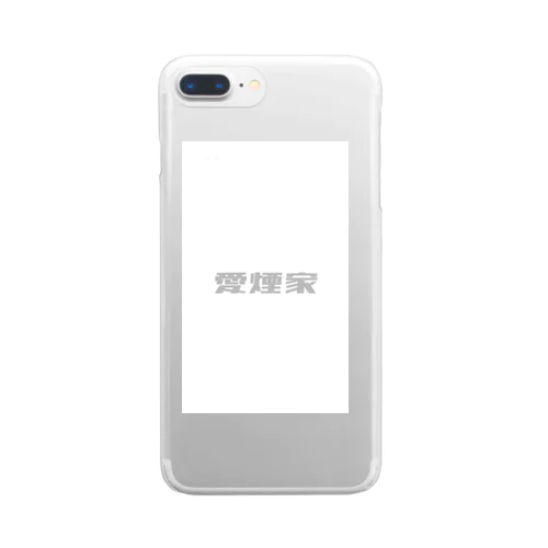 愛煙家　ver.1 Clear Smartphone Case