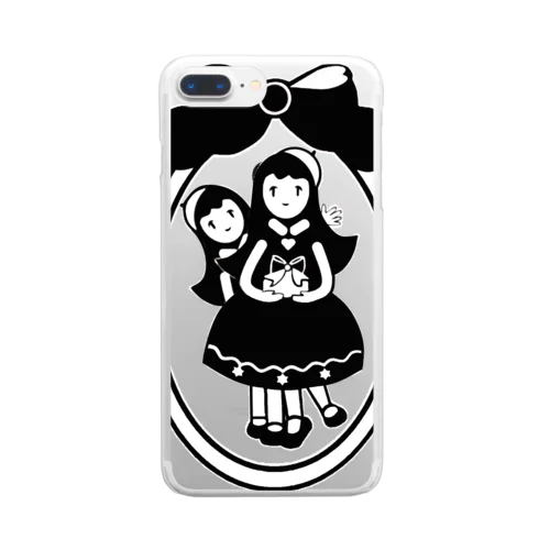 ふたごちゃん記念写真 Clear Smartphone Case