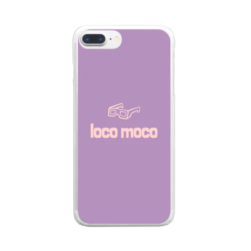 loco mocoタベタイ Clear Smartphone Case