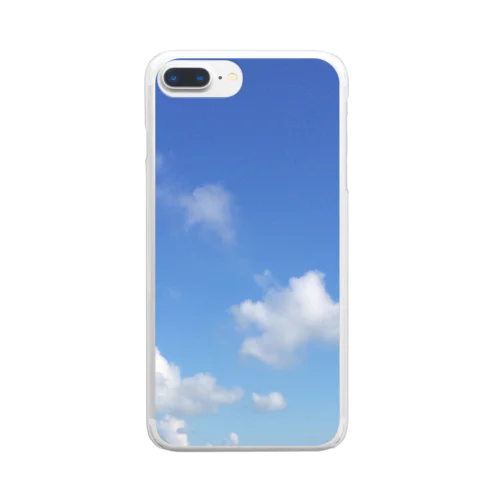 青空グッズ（スマホケース・アイフォンケース） Clear Smartphone Case