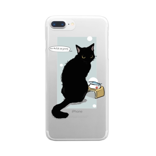 スーパー猫の日2 Clear Smartphone Case
