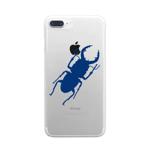 クワガタ Clear Smartphone Case