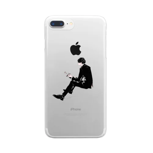 Lovehim/BW Clear Smartphone Case