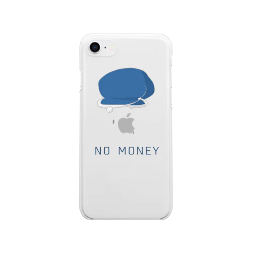 NO MONEY Clear Smartphone Case