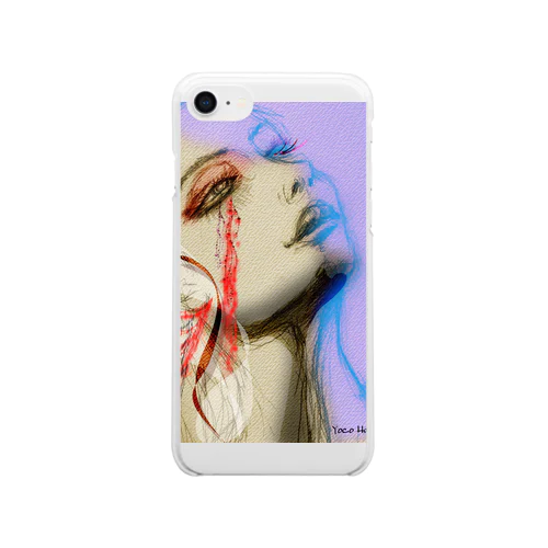 BLOOD TEARS Clear Smartphone Case
