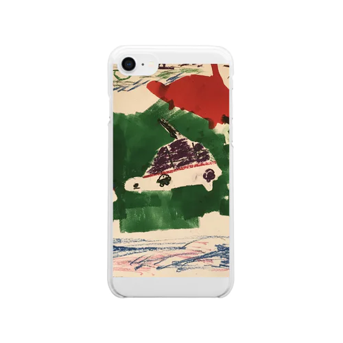 カメ戦車〜南北砂漠の旅〜 Clear Smartphone Case