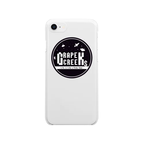 GrapeCreeps 丸ロゴ Clear Smartphone Case