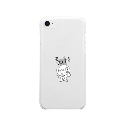 もっちん擬人化モノクロ Clear Smartphone Case