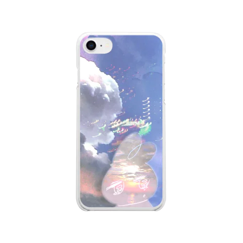 メルテッドワールドうさ Clear Smartphone Case