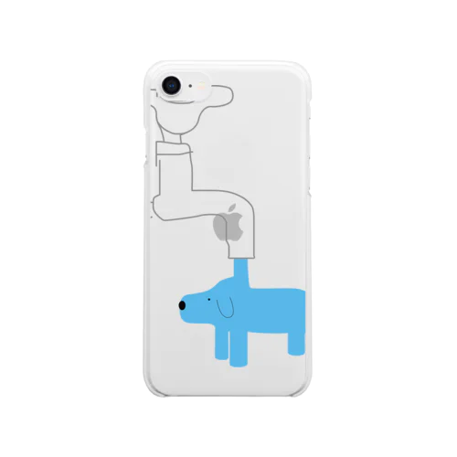 蛇口犬 Clear Smartphone Case