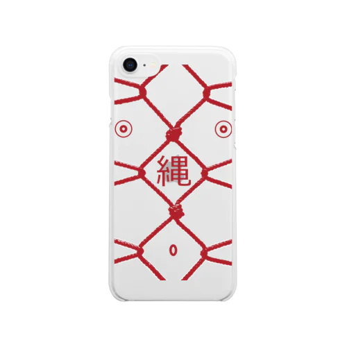 緊縛くん Clear Smartphone Case