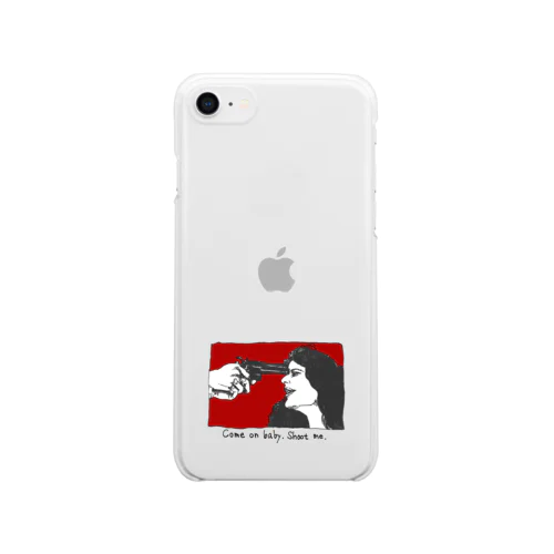 shoot me. Clear Smartphone Case