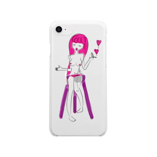 girl 01 Clear Smartphone Case