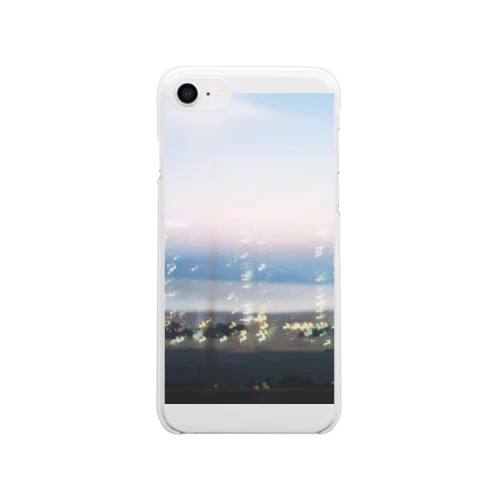 夜が滲む Clear Smartphone Case