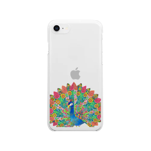 虹色孔雀 Clear Smartphone Case