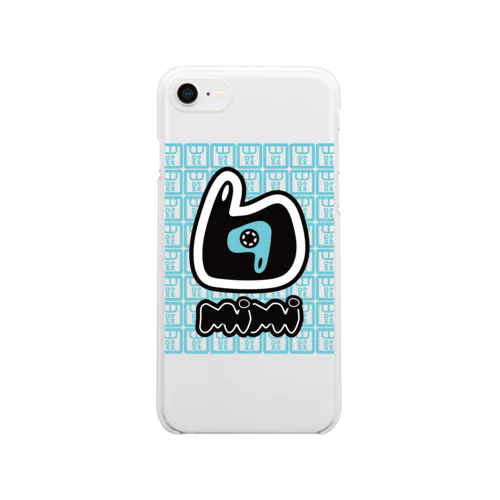 ロクミミロゴT Clear Smartphone Case