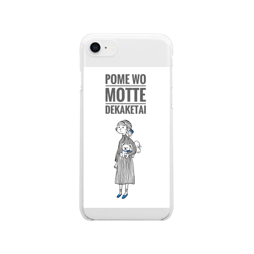 pome wo motte dekaketai  Clear Smartphone Case