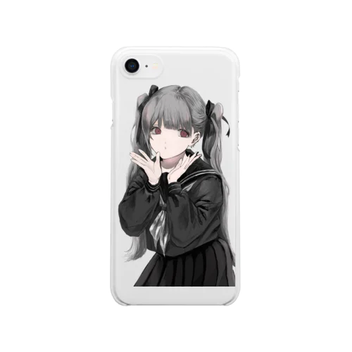 お葬式の帰り（文字ナシクリア） Clear Smartphone Case