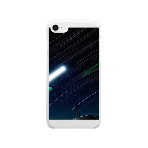 星と月 Clear Smartphone Case