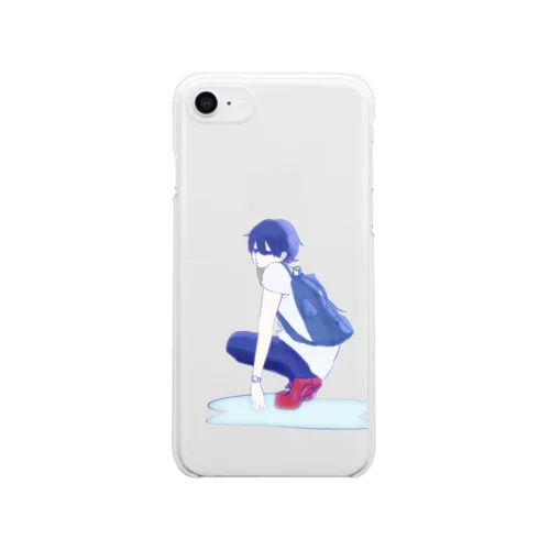 コンクリートヒートチェッカー Clear Smartphone Case