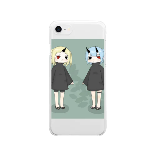 鬼姉妹いろいろ Clear Smartphone Case