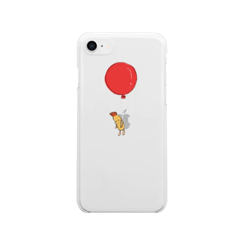 空飛ぶえび天くん Clear Smartphone Case