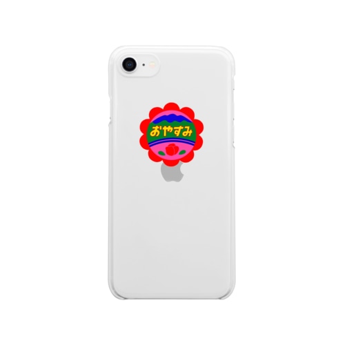 おやすみレッド Clear Smartphone Case