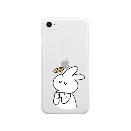 アーメンきくらげちゃん Clear Smartphone Case