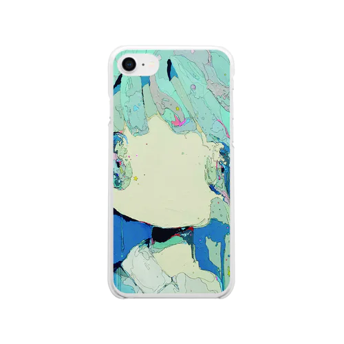 まわらない Clear Smartphone Case