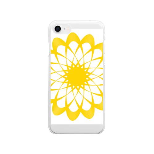 黄色い花 Clear Smartphone Case