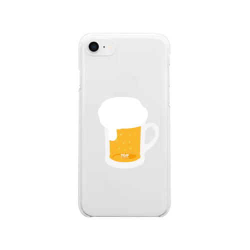BEER -TGIF- Clear Smartphone Case