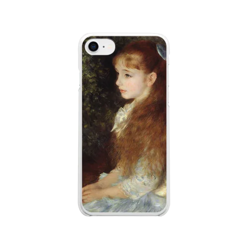 ルノアール「イレーヌ・カーン・ダンヴェール嬢」 Clear Smartphone Case