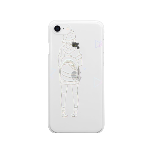 ドジな飼い主 Clear Smartphone Case