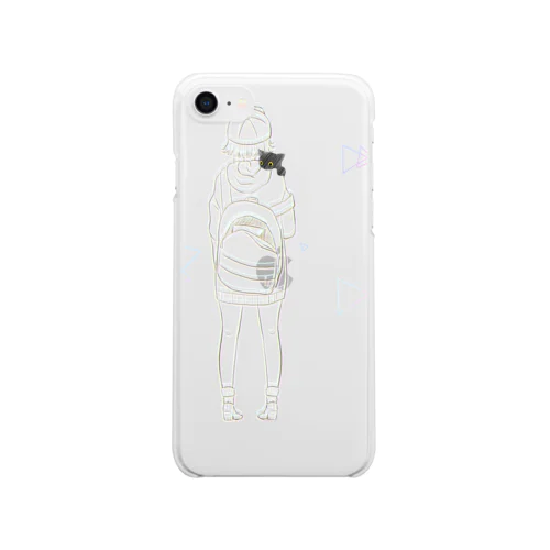 ドジな飼い主 Clear Smartphone Case