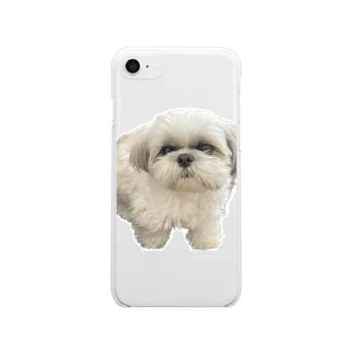 シーズー犬マリア きらきら👀 Clear Smartphone Case