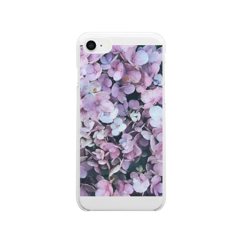 庭の紫陽花 Clear Smartphone Case