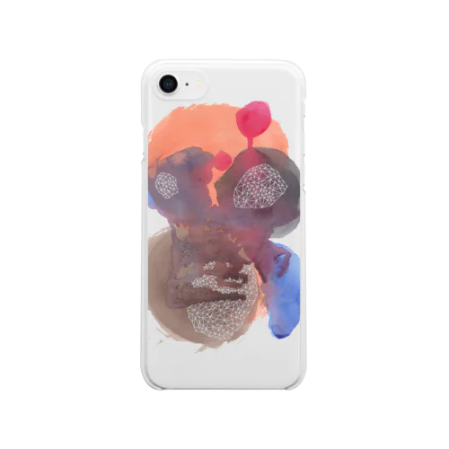 絵の具と線5 Clear Smartphone Case