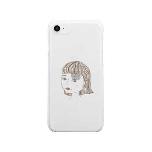 greeneye-girl Clear Smartphone Case