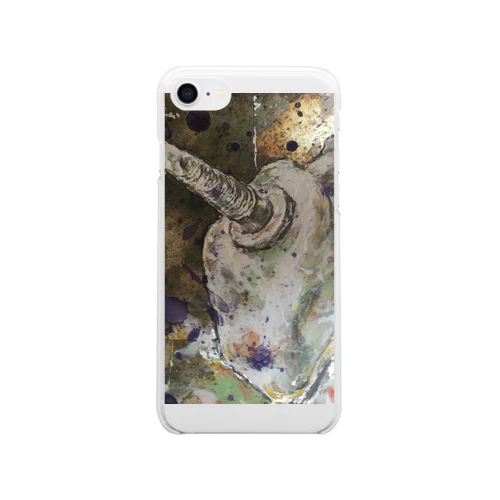 燃えるものは何か Clear Smartphone Case